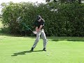 charl schwartzel driver face on slow motion