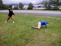 Moose killed by a football.