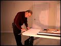 How to Frame &amp; Matte Pictures : How to Make the First Cut on Mattes for Picture Framing