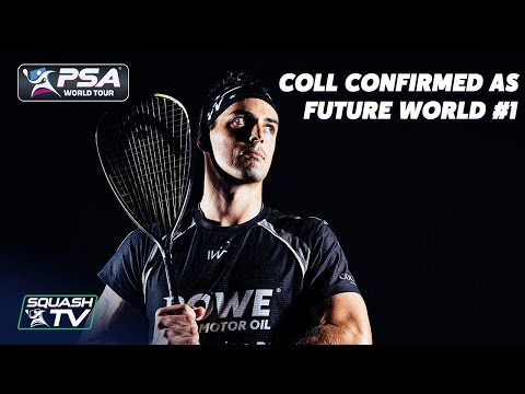 Squash: Paul Coll on Being Confirmed as Future World Number 1