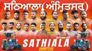 Sathiala (Amritasr) Kabaddi Tournament 11 Mar 2023