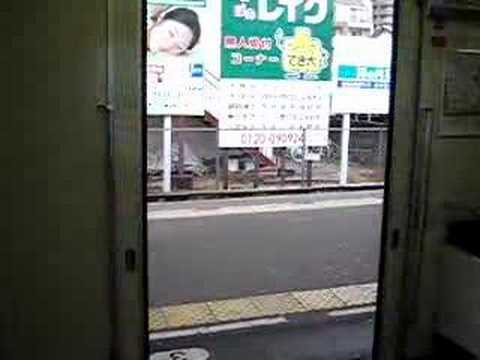 西鉄6050形　ドア閉