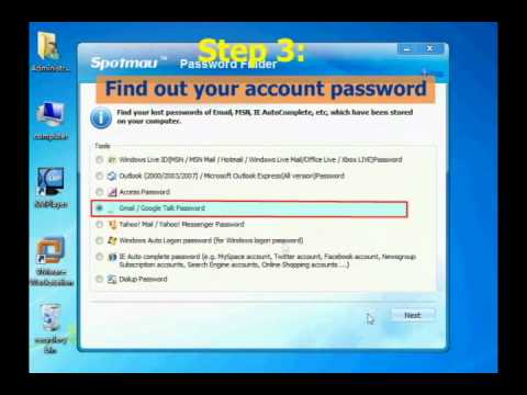 how to recover gtalk password