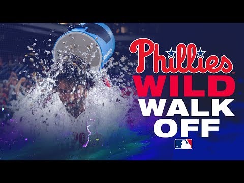Video: Phillies' wild walk-off against Dodgers
