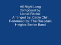All Night Long - RHSA Senior Band
