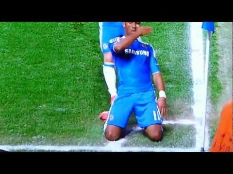But de Drogba – Chelsea 1 – 0 Barcelone