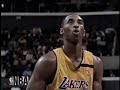 Kobe Bryant 33 points 14 rebs 12 assists vs Blazers 2002-03