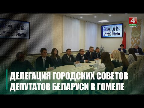 Председатели Брестского, Гродненского и Могилевского городских советов депутатов посетили Гомель видео