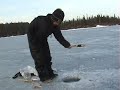 Ice Fishing for Alaskan Pike