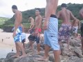 waimea bay cliff diving fun north shore oahu