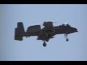 An A-10 recovers after Green Flag 09-1.