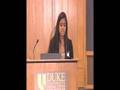 Duke Student Remarks at Global Health Conference