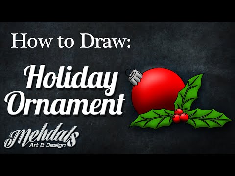 how to draw ornaments