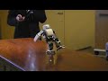 A Japanese robot  roller skating