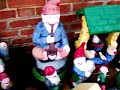 It's believed that the garden gnome was invented in Northamptonshire because of a statue that was displayed in a garden at Lamport. These gnomes were moulded by the daughter of a man at Southwick and painted by his wife.