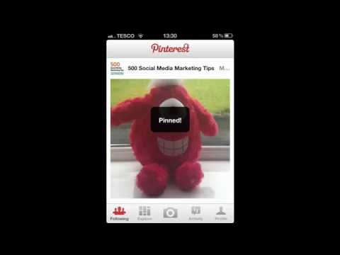 how to use pinterest app