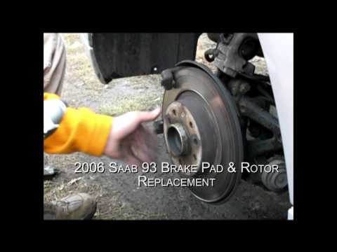 2006 Saab 93 9-3 Brake Pad & Rotor Replacement – Part II