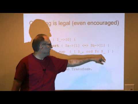 Mongers - David Oswald's presentation, aimed at newer Perl Monger attendees, discusses Perl built-ins map, grep, and sort as well as examples from List::Util and List:...