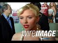 scarlett johansson being interviwed