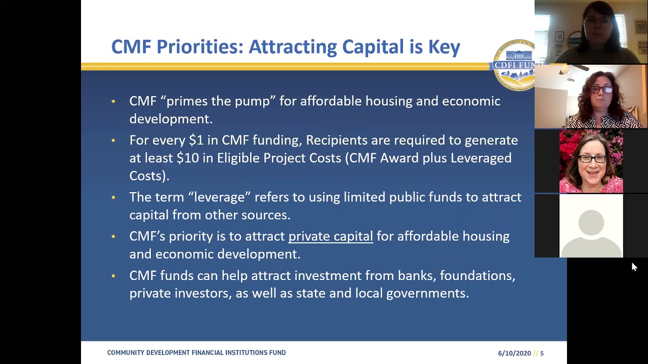 Community Impact Briefing: FY 2020 Capital Magnet Fund Outreach (June 10, 2020)
