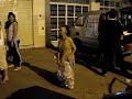 A tia Dan�ando trance em aruana