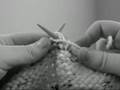 Purl Stitching as part of the Stockinette method