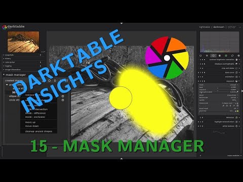 darktable mask manager darktable mask manager