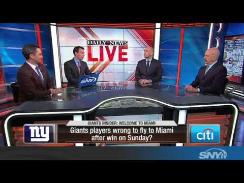 Video: New York Giants WR crew parties down in Miami