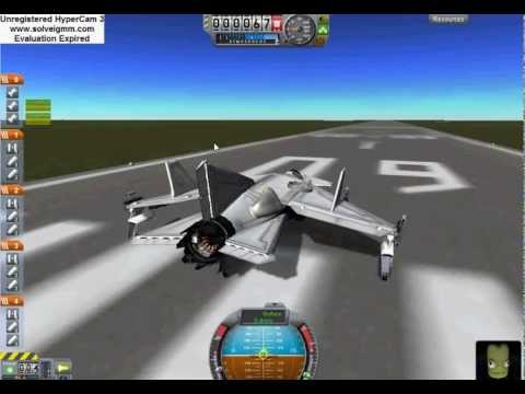 KSP VTOL Jet Fighter (Harrier) no mods