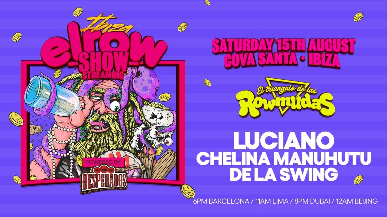 Luciano - Live @ Elrow: The Rowmuda Triangle, Cova Santa, Ibiza, Spain 2020