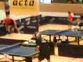 Old man at table tennis tournament SCRATHING HIS BALL LOL