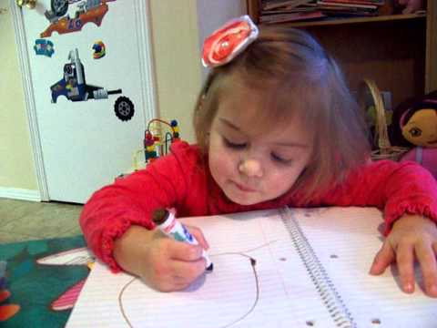 Two Year Old Drawing Pictures.   Cute Kid – Lilah