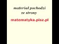 Materiał ze strony matematyka.pisz.pl Zamiana miary łukowej na stopniową.