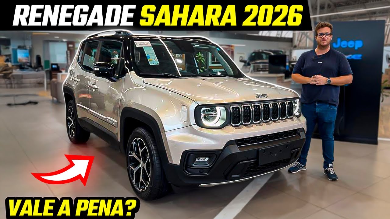 Avaliação Novo Jeep Renegade Sahara 2026 Em Detalhes