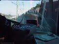 San Diego Trolley Light Rail MTS Green Line Cab View #2