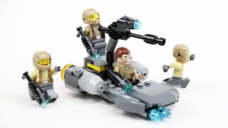 LEGO Star Wars Resistance Trooper Battle Pack (Timelapse & Review) - Set 75131