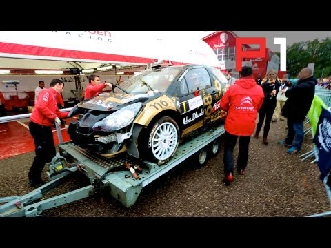 SEBASTIEN LOEB CRASHES AT LAST EVER RALLYE DE FRANCE 2013