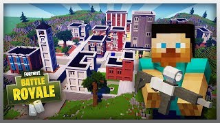 •️ FORTNITE TILTED TOWERS IN MINECRAFT! (Download Map)