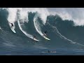 Big wave surfing at Waimea Bay. Another solid swell hit the islands Sunday night, and the Bay was firing on Monday morning, January 11th. Lots of wipe outs, a tow-in ride at first light, heavy barrels. Email me at TwistedVisionSurfing@gmail.com Music: 