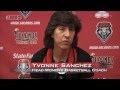 2012-13 Lobo Women's Basketball | Coach Yvonne Sanchez - Press Conference