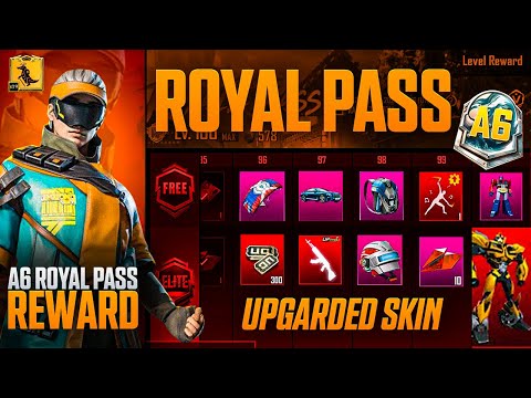 A6 Royal Pass – Royal Pass New Leaks – A6 Royal Pass 1 to 100 RP Leaks