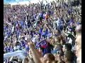 Uefa Cup final Teams coming out onto the pitch