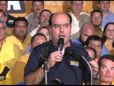 Julio Borges: “Vamos a revocar el hambre, la violencia, la ineficiencia y la corrupción”