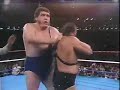 1990.4.13 giant baba?andre the giant  VS demolition?