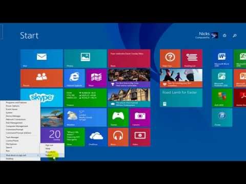Windows 8.1 Update 1 Review Tricks - Power Options Tutorial: 3 Ways to Shut Down Windows 8.1