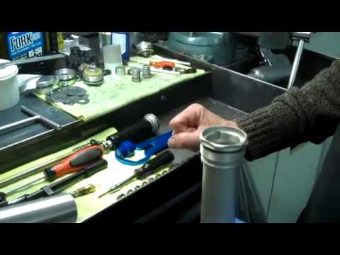 how to bleed ktm forks