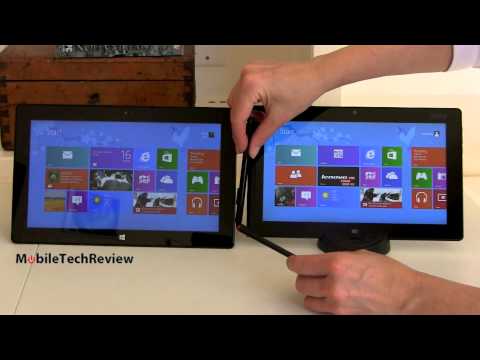 Microsoft Surface Pro vs Lenovo ThinkPad Tablet 2 Comparison Smackdown