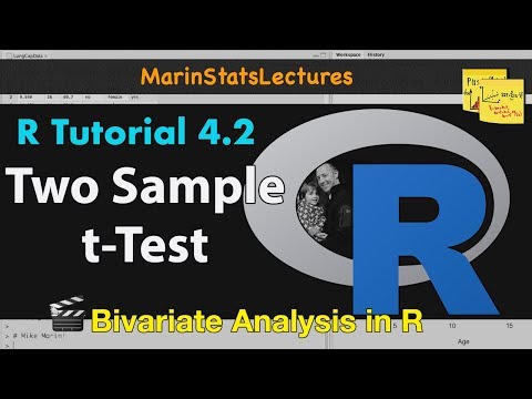 how to perform t test in r