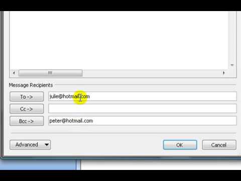 how to remove bcc from outlook 2013