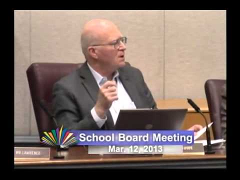 School Board Meeting - March 12, 2013